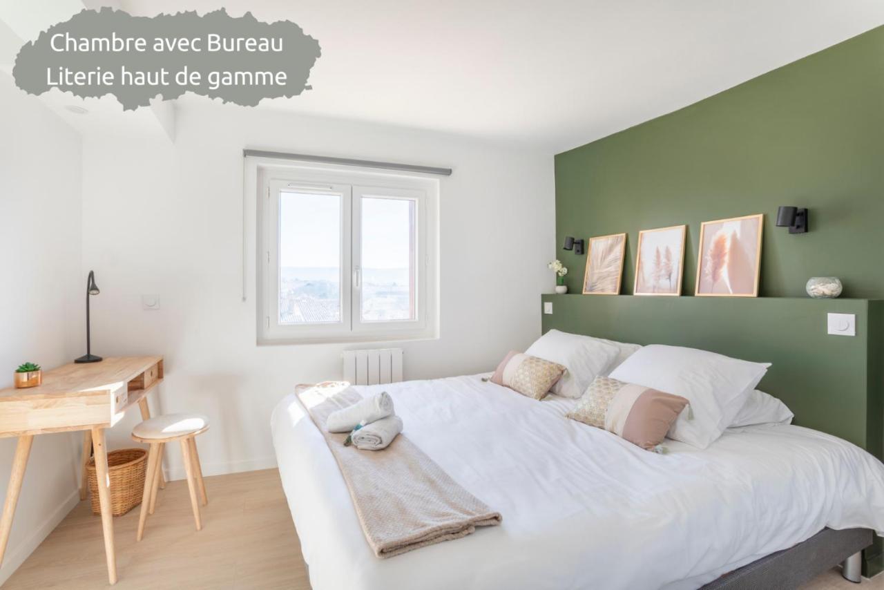 Mont Ventoux - Terrasse - Vue Degagee - Linge De Qualite - Fibre - Confort Gardanne Buitenkant foto